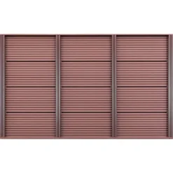 Zwembaden & Spa'S*vidaXL Vloerelement voor solardouche 101x63x5,5 cm HKC Bruin