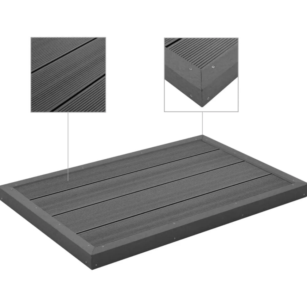 Vloerelement voor solardouche of zwembadladder HKC>vidaXL Discount