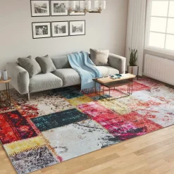 Vloerkleed wasbaar 400x300 cm meerkleurig>vidaXL Sale