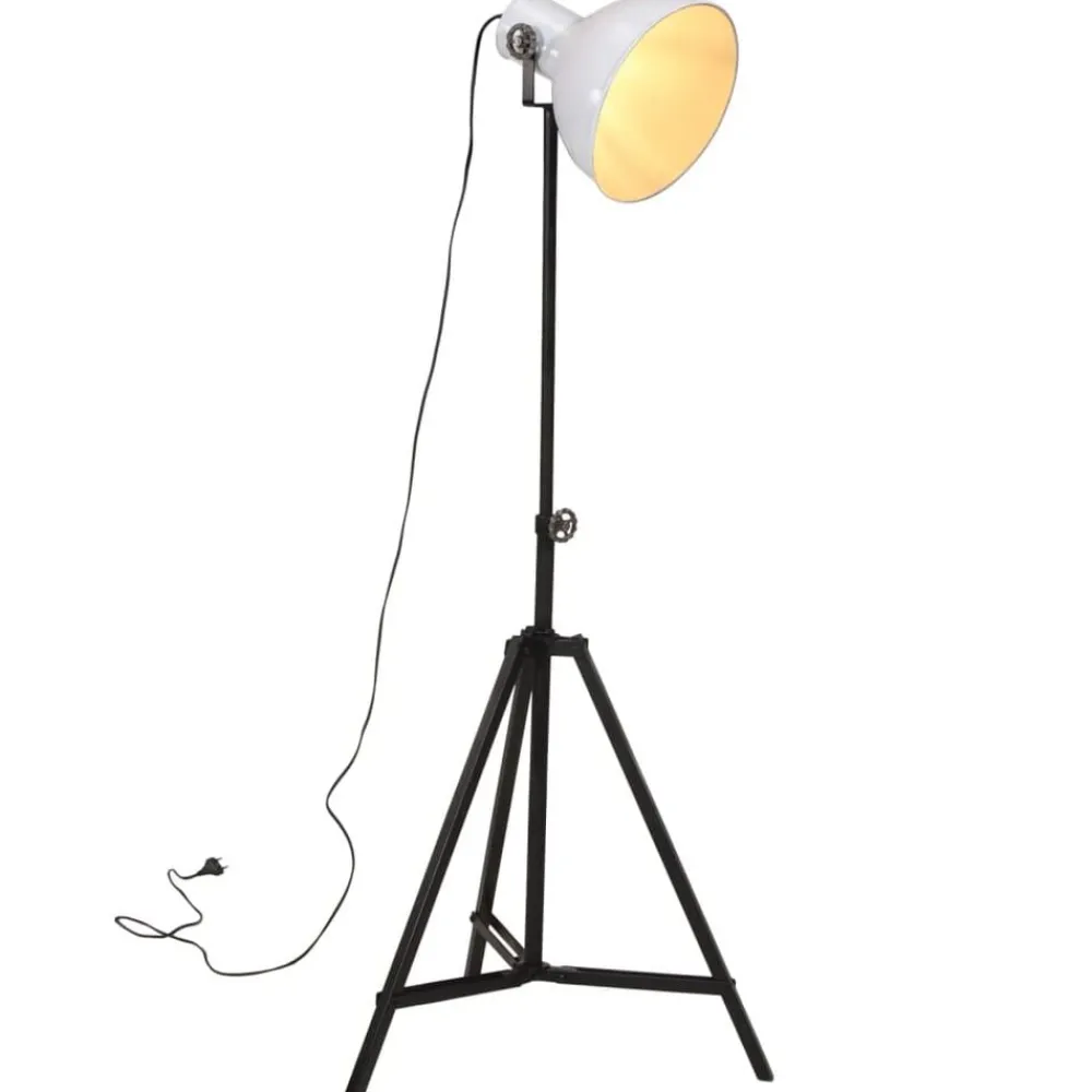 Verlichting*vidaXL Vloerlamp 25 W E27 61x61x90/150 cm Wit