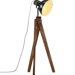 Verlichting*vidaXL Vloerlamp 25 W E27 45x45x120 cm Zwart
