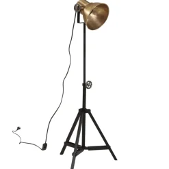 Vloerlamp 25 W E27 35x35x65/95 cm antiek messingkleurig>vidaXL New