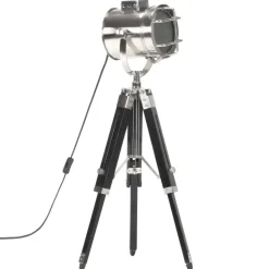 Vloerlamp driepoot 69 cm massief mangohout>vidaXL Hot