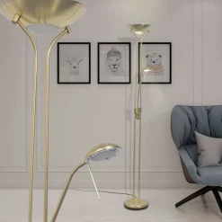 Vloerlamp LED dimbaar 23 W>vidaXL Clearance