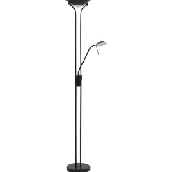 Verlichting*vidaXL Vloerlamp LED dimbaar 23 W Zwart