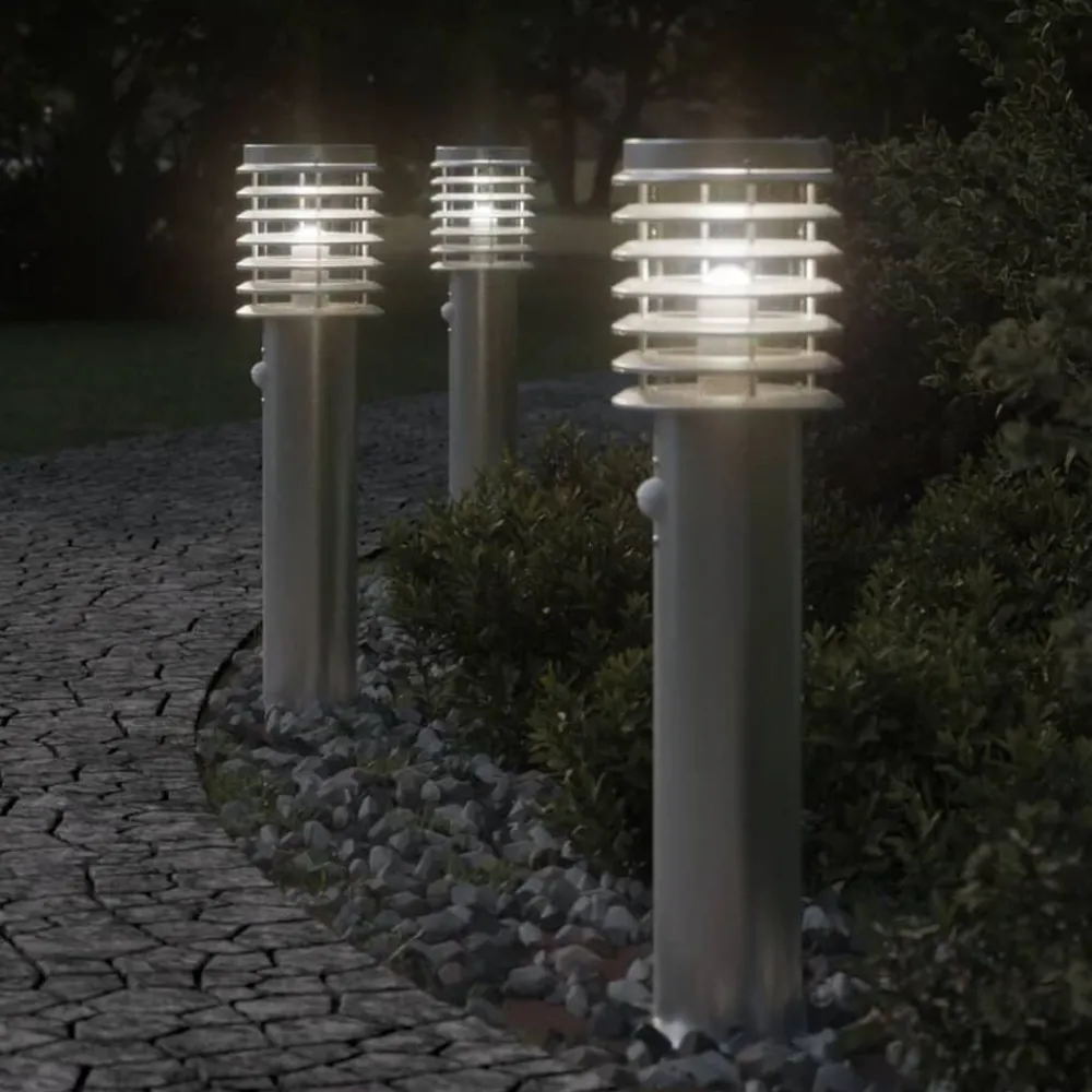 Vloerlamp voor buiten met sensor 60 cm roestvrijstaal>vidaXL Discount