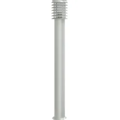Verlichting*vidaXL Vloerlamp voor buiten 110 cm roestvrijstaal kleurig Zilver