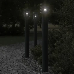 Vloerlamp voor buiten 110 cm roestvrijstaal>vidaXL