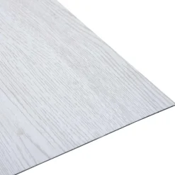 Bouwmaterialen*vidaXL Vloerplanken 55 pcs Wit 5,11 m² PVC Without