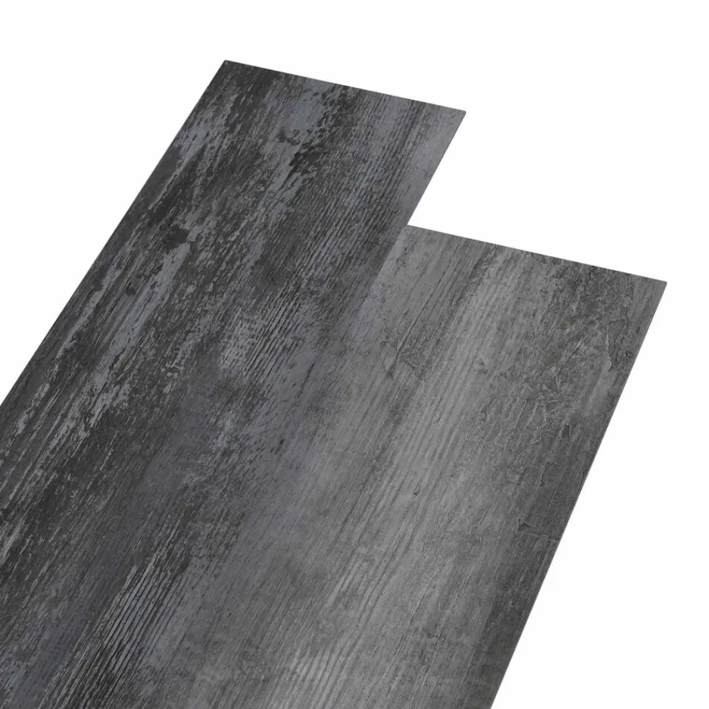Bouwmaterialen*vidaXL Vloerplanken 36 pcs 5,02 m² PVC Glanzend Grijs
