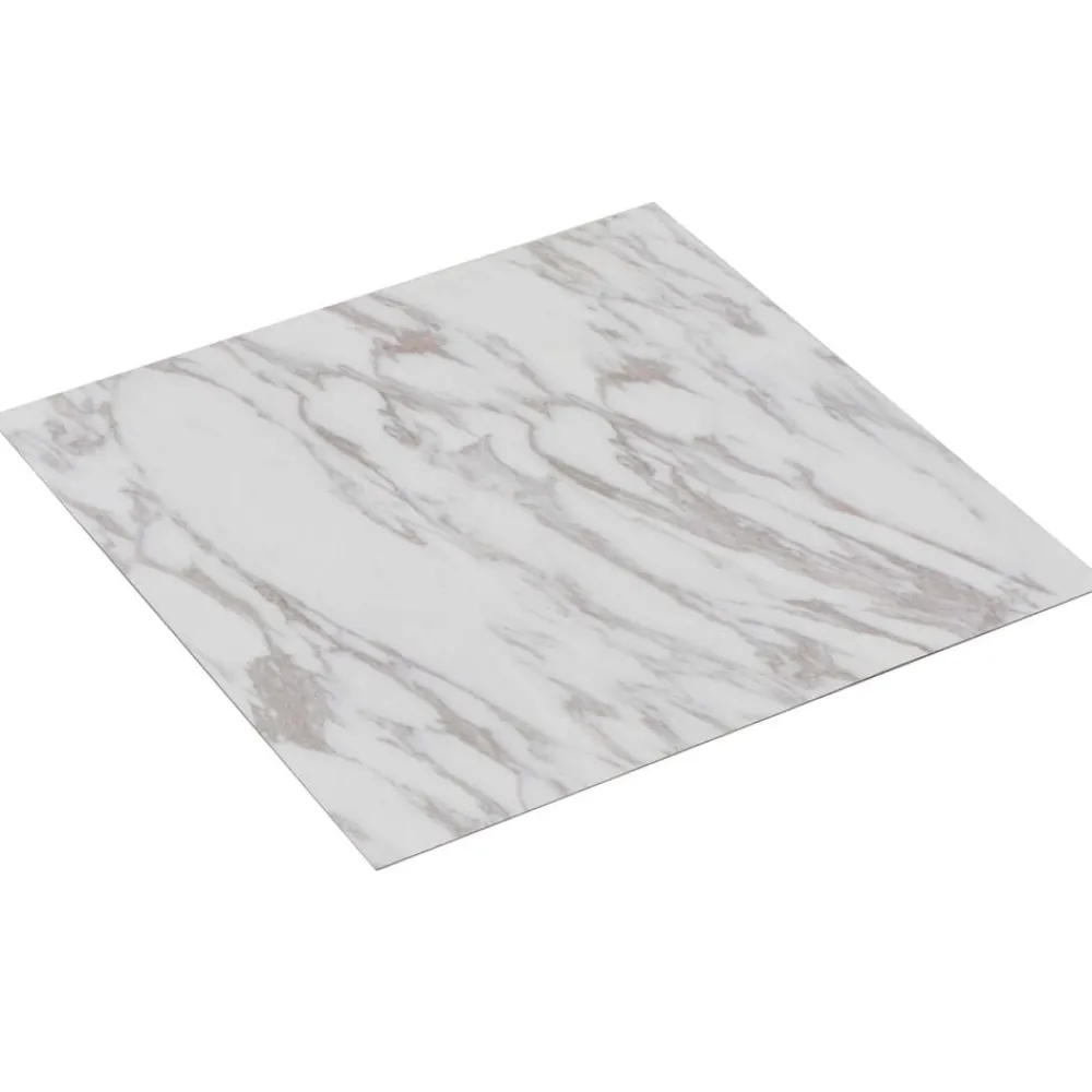 Bouwmaterialen*vidaXL Vloerplanken 55 pcs Wit 5,11 m² PVC Wit marmer
