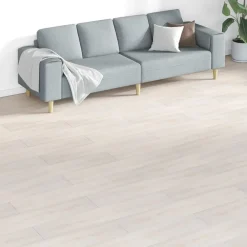 Bouwmaterialen*vidaXL Vloerplanken 18 pcs Wit 5,26 m² PVC Eiken klassiek wit&nbsp;