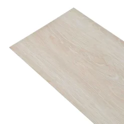 Bouwmaterialen*vidaXL Vloerplanken 18 pcs Wit 5,26 m² PVC Eiken klassiek wit