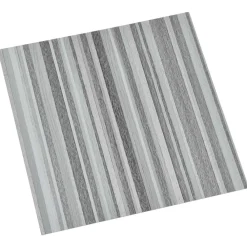 Bouwmaterialen*vidaXL Vloerplanken 55 pcs Lichtgrijs 5,11 m² PVC Streep
