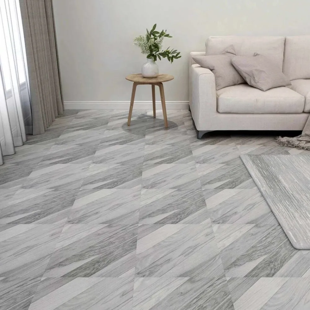Vloerplanken 55 pcs Grijs 5,11 m² PVC>vidaXL Outlet