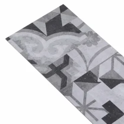 Bouwmaterialen*vidaXL Vloerplanken 36 pcs Grijs 5,02 m² PVC Grijs patroon