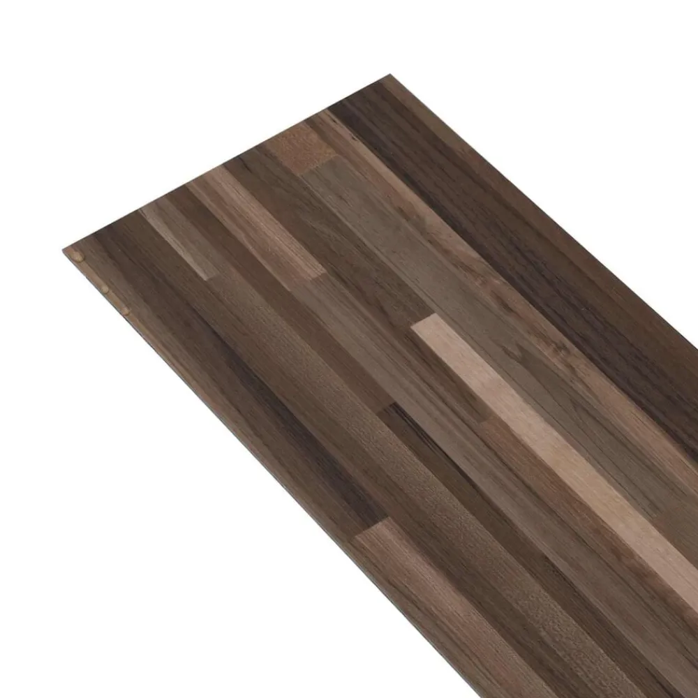 Bouwmaterialen*vidaXL Vloerplanken 36 pcs 5,02 m² PVC Gestreept Bruin