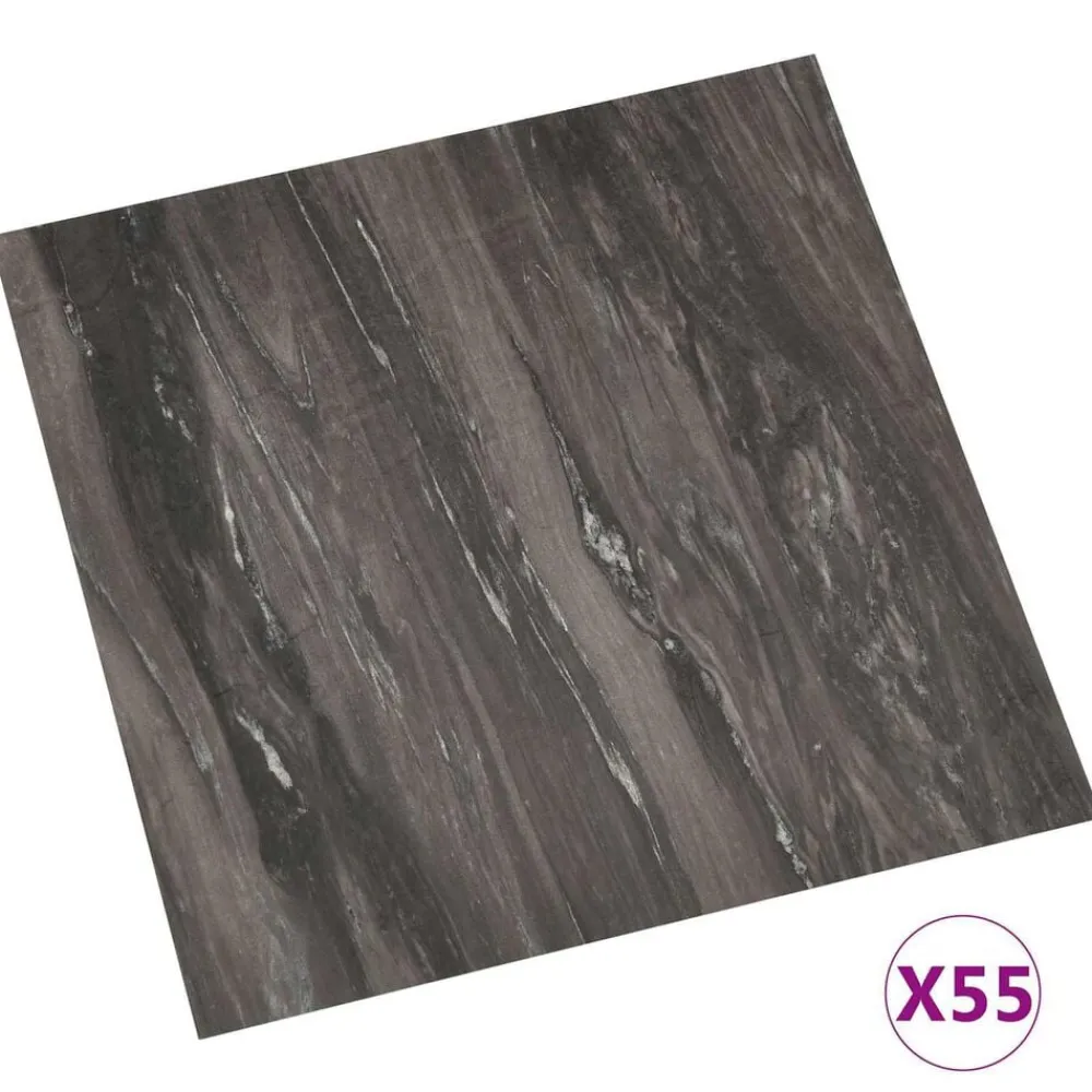 Vloerplanken 55 pcs Donkergrijs 5,11 m² PVC>vidaXL Sale