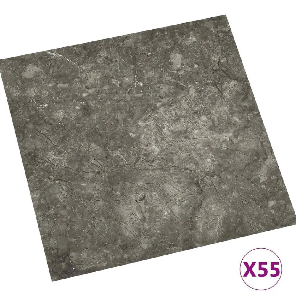 Vloerplanken 55 pcs Grijs 5,11 m² PVC>vidaXL Best