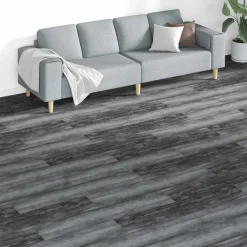 Vloerplanken 18 pcs Grijs 5,26 m² PVC>vidaXL