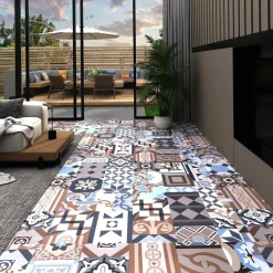Vloerplanken 55 pcs Multikleur 5,11 m² PVC>vidaXL Best