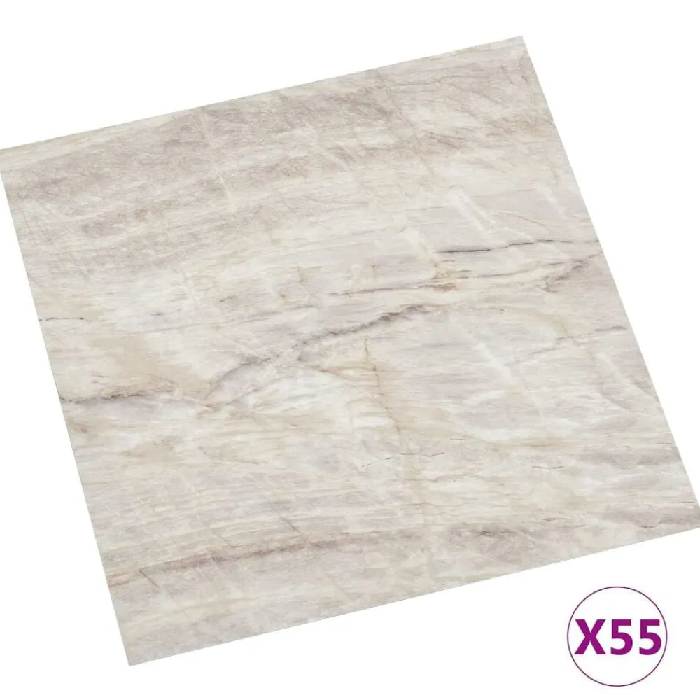Vloerplanken 55 pcs Beige 5,11 m² PVC>vidaXL Discount