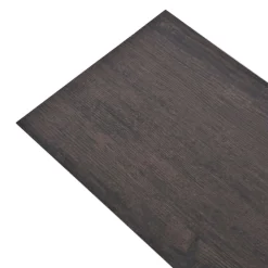 Bouwmaterialen*vidaXL Vloerplanken 18 pcs Donkergrijs 5,26 m² PVC Donkergrijs eiken