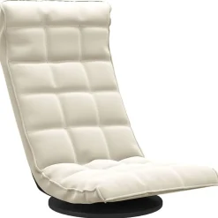 Stoelen*vidaXL Vloerstoel draaibaar fluweel crèmekleurig Cr&egrave;me