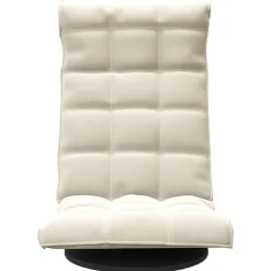 Stoelen*vidaXL Vloerstoel draaibaar fluweel crèmekleurig Cr&egrave;me