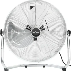 Huishoudelijke Apparaten*vidaXL Vloerventilator 3 snelheden 115,2 W 60 cm Zilver