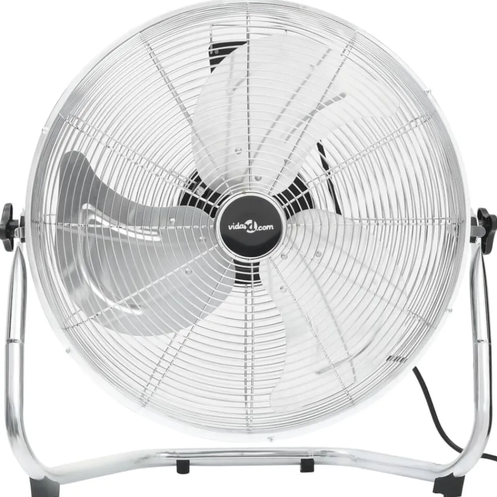 Huishoudelijke Apparaten*vidaXL Vloerventilator 3 snelheden 115,2 W 60 cm Zilver