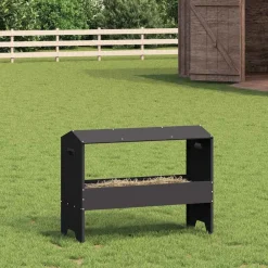 Voederbak voor vee 79 x 35 x 62 cm Koudgewalst Staal>vidaXL Outlet