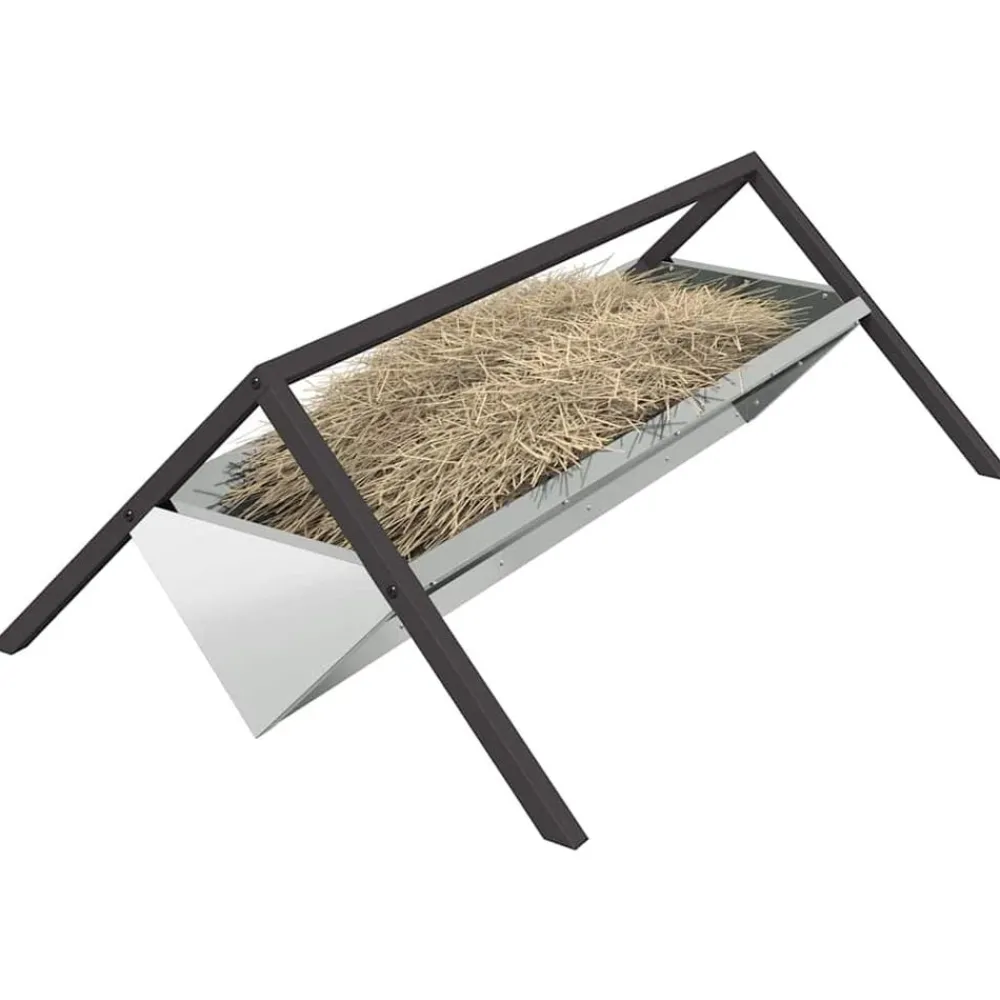 Voederbak voor vee Zilver 111 x 76 x 38 cm>vidaXL Sale