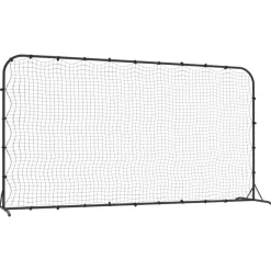 Voetbal rebounder 366x90x183 cm HDPE zwart>vidaXL Best