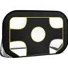 Sport & Spel*vidaXL Voetbaldoel met doelwit 120x80x80 cm polyester