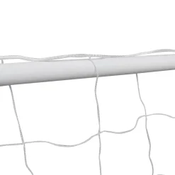 Sport & Spel*vidaXL Voetbaldoel met net 182x61x122 cm staal wit