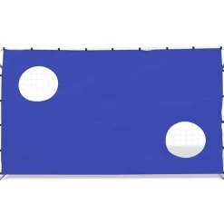 Sport & Spel*vidaXL Voetbaldoel met richtmuur hoogwaardig 240x92x150 cm staal