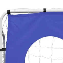 Sport & Spel*vidaXL Voetbaldoel met richtmuur hoogwaardig 240x92x150 cm staal