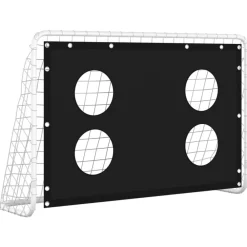Sport & Spel*vidaXL Voetbaldoeltrainingsdoel 184x61x122 cm staal