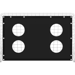 Sport & Spel*vidaXL Voetbaldoeltrainingsdoel 184x61x122 cm staal