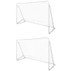 Sport & Spel*vidaXL Voetbalgoals 2 st 240x90x150 cm staal