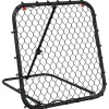 Sport & Spel*vidaXL Voetbalrebounder verstelbaar 84x73x60-80 cm staal zwart