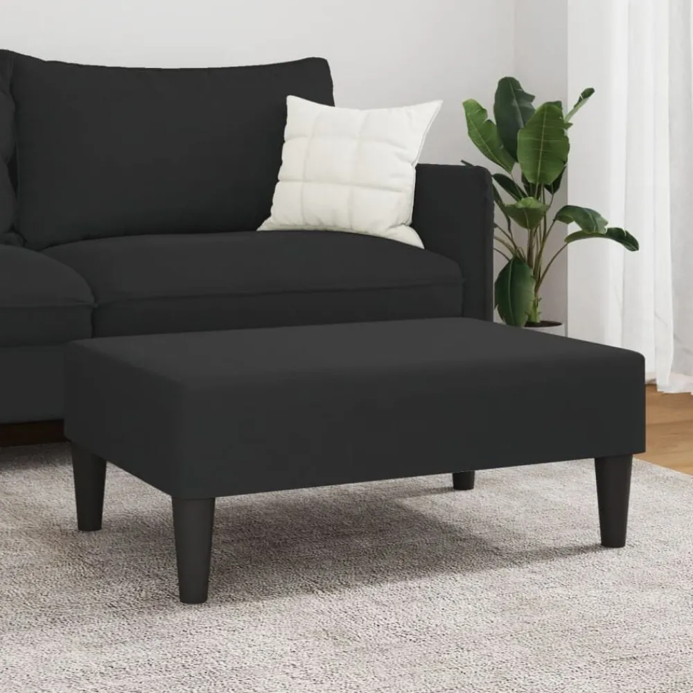 Voetenbank 77x55x31 cm fluweel>vidaXL Outlet