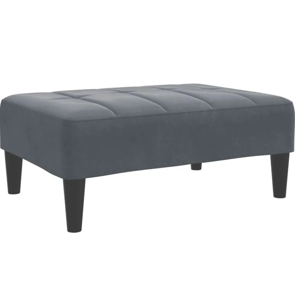 Voetenbank 77x55x31 cm fluweel>vidaXL Online