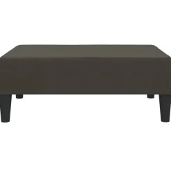 Poefs*vidaXL Voetenbank 78x56x32 cm fluweel Donkergrijs