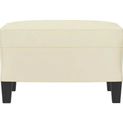 Voetenbank 60x50x41 cm kunstleer crèmekleurig><noscript><img width=
