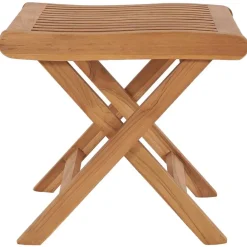 Voetensteun inklapbaar 46,5x49x41,5 cm massief teakhout><noscript><img width=