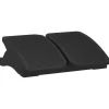 Poefs*vidaXL Voetensteun 43,5x32,5x10,5 cm zwart