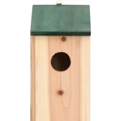 Vogelhuisjes 4 st 12x12x22 cm hout><noscript><img width=