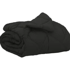 Linnengoed*vidaXL Vol jaar dekbed 135 x 200 cm Microfiber Zwart